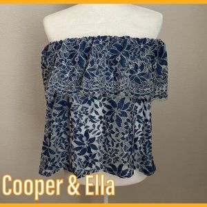 Cooper & Ella Floral Top - Size Large